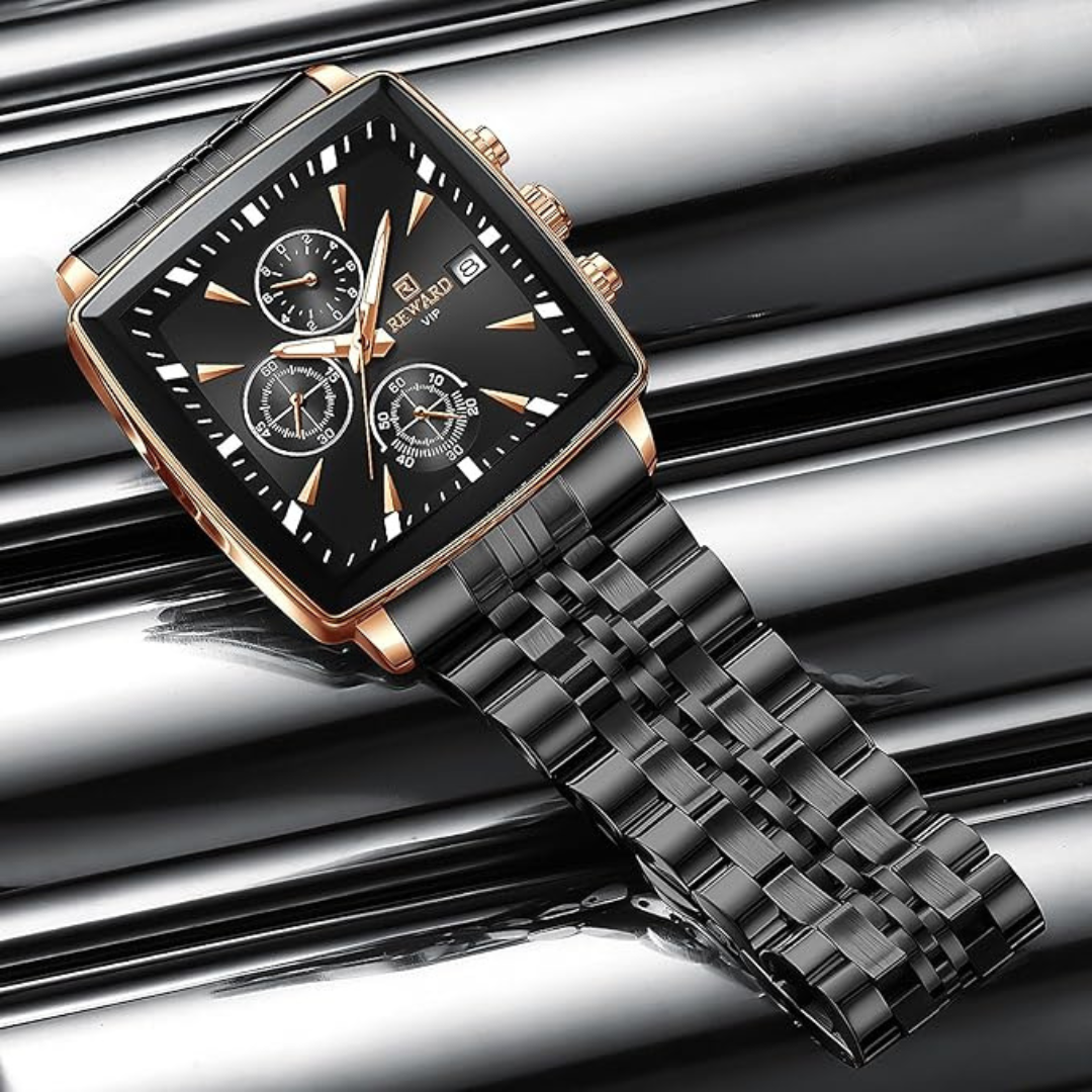 Square Chrono-Office Confidence Watch