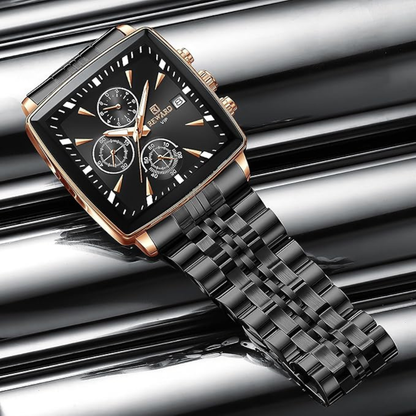 Square Chrono-Office Confidence Watch