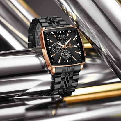 Square Chrono-Office Confidence Watch