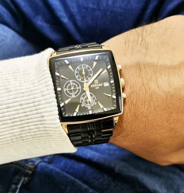 Square Chrono Office Confidence Watch