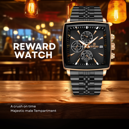 Square Chrono-Office Confidence Watch